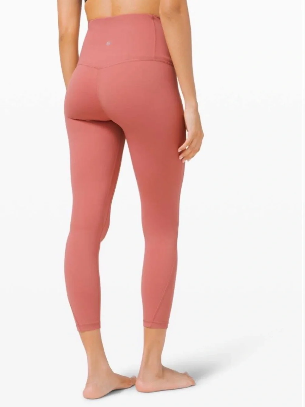 Lululemon  unlimit high -rise tight 25”   Dark terracotta
